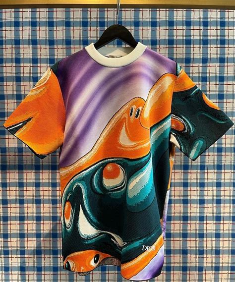 dior x kenny scharf shirt